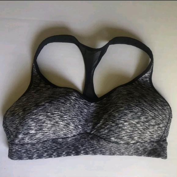 Lululemon Speed Up Lightly Padded Space Dye Sheer T-Back Sports Bra Sz 4 - Picture 3 of 11